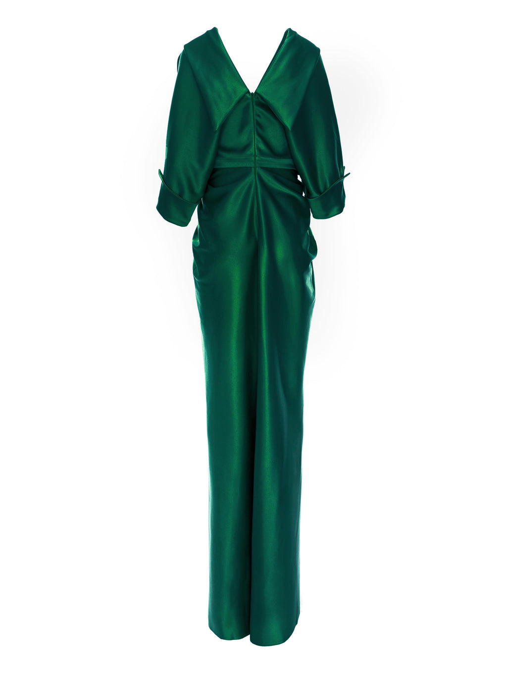 Maxi Dress with V-Neckline, English Green 5