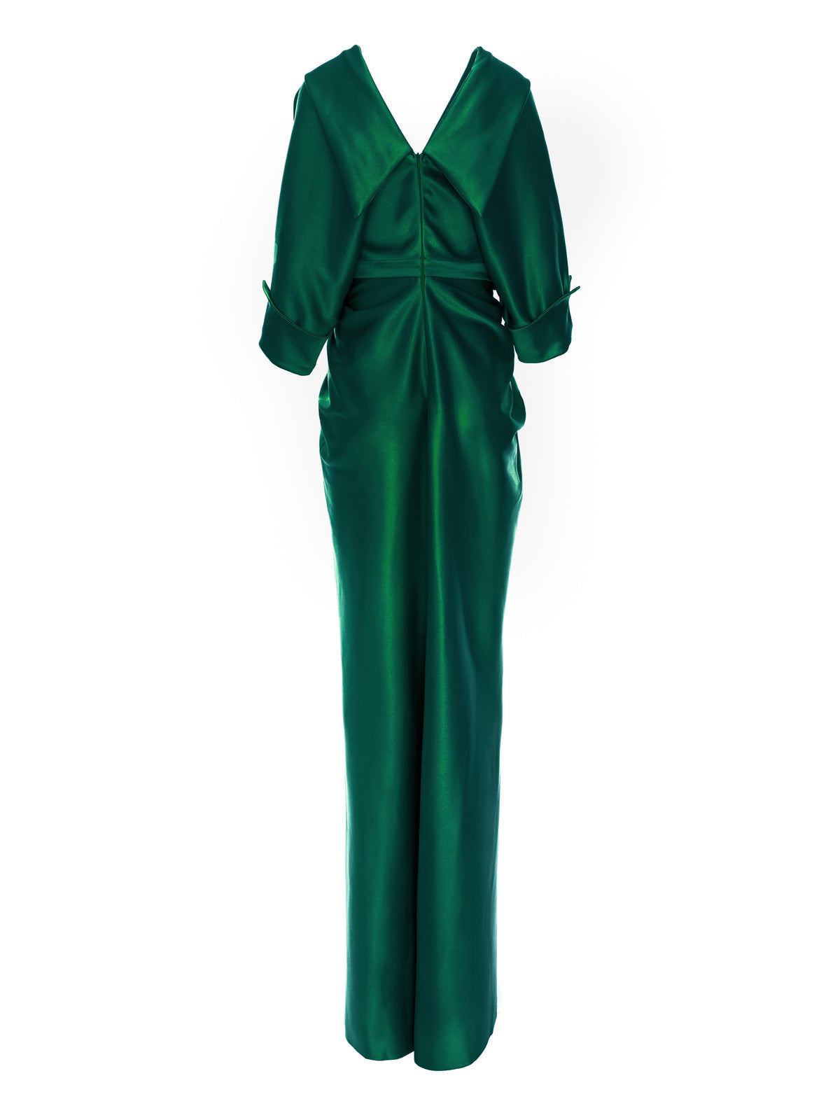 Maxi Dress with V-Neckline, English Green 5